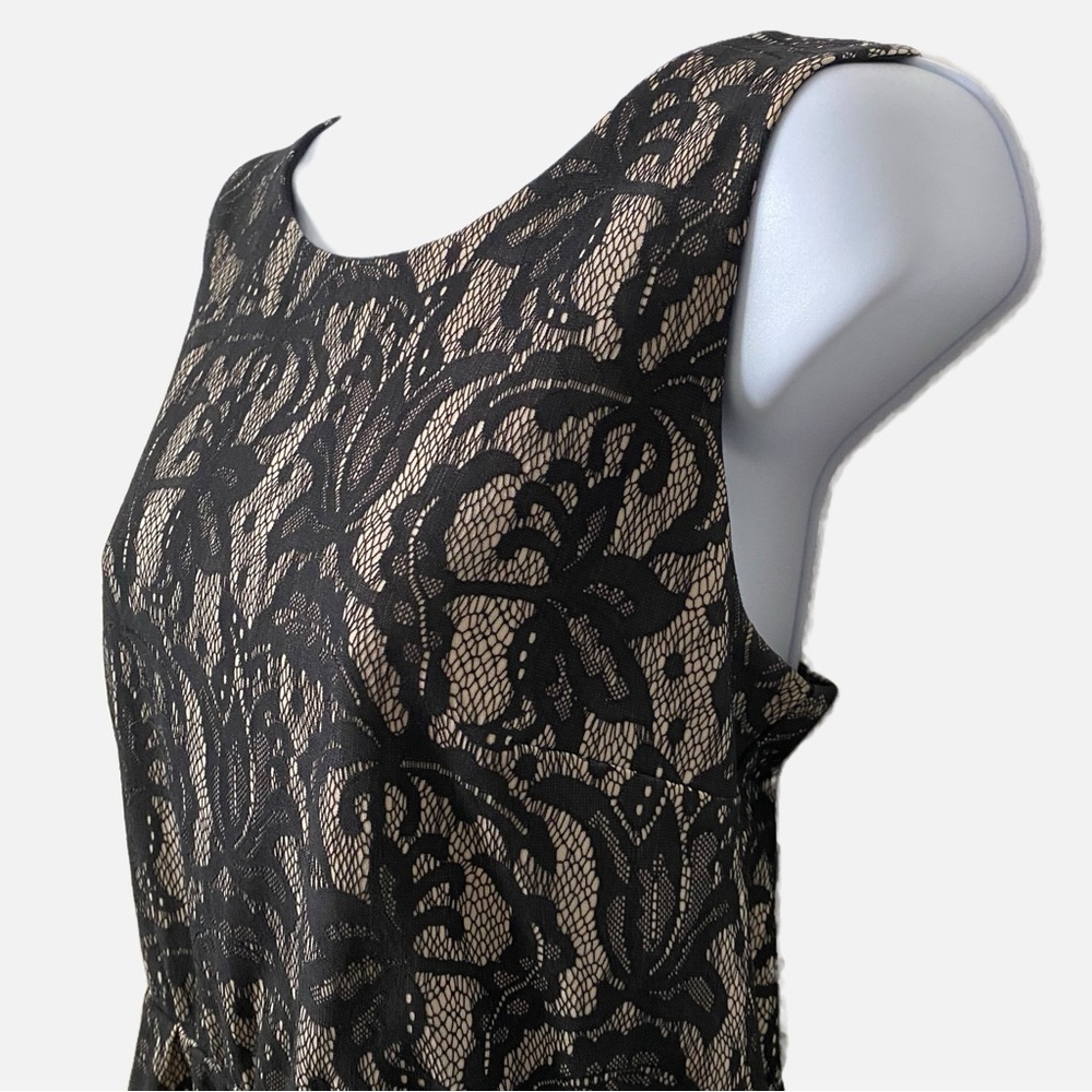 THREE HEARTS | Little Black lace dress, lace overlay style - Large - Picture 3 of 8